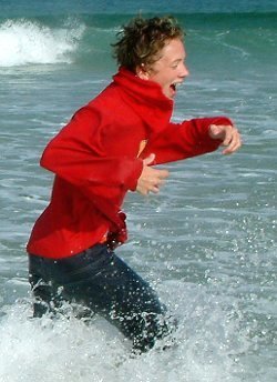 running in wet cotton hoodie