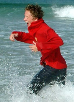 running in wet cotton hoodie