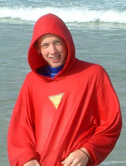 Splashing around in a cotton hoodie