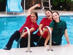 pool modest swimsuit is appreciated