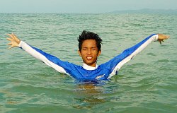 Soaking wet cotton hoodie
